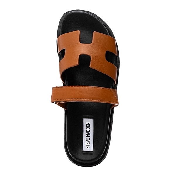 New w/Box Steve Madden Mayven Genuine Leather Platform Sandals 7.5 - Picture 7 of 7